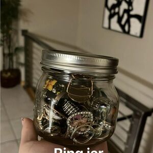 Mystery ring jar